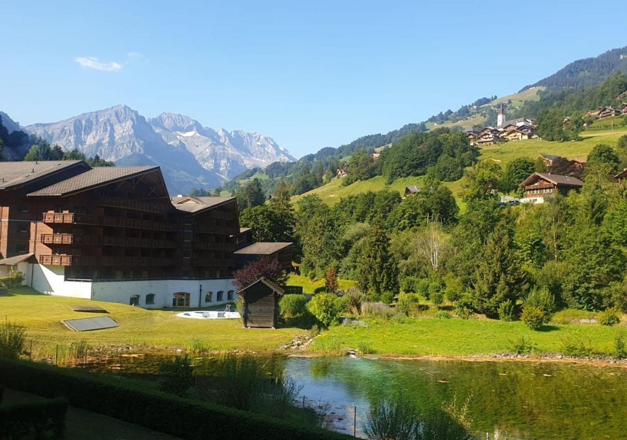 Studio - La Vieze Thermes Park Lägenhet Val dʼIlliez Exteriör bild